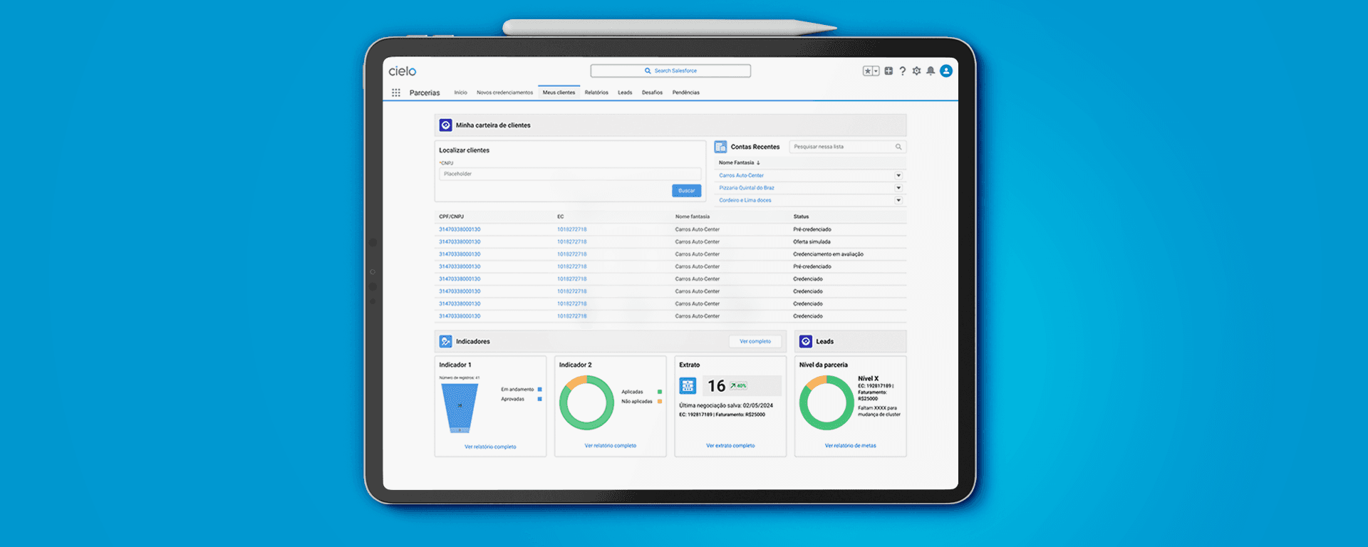 Portal de Parcerias Cielo case study preview