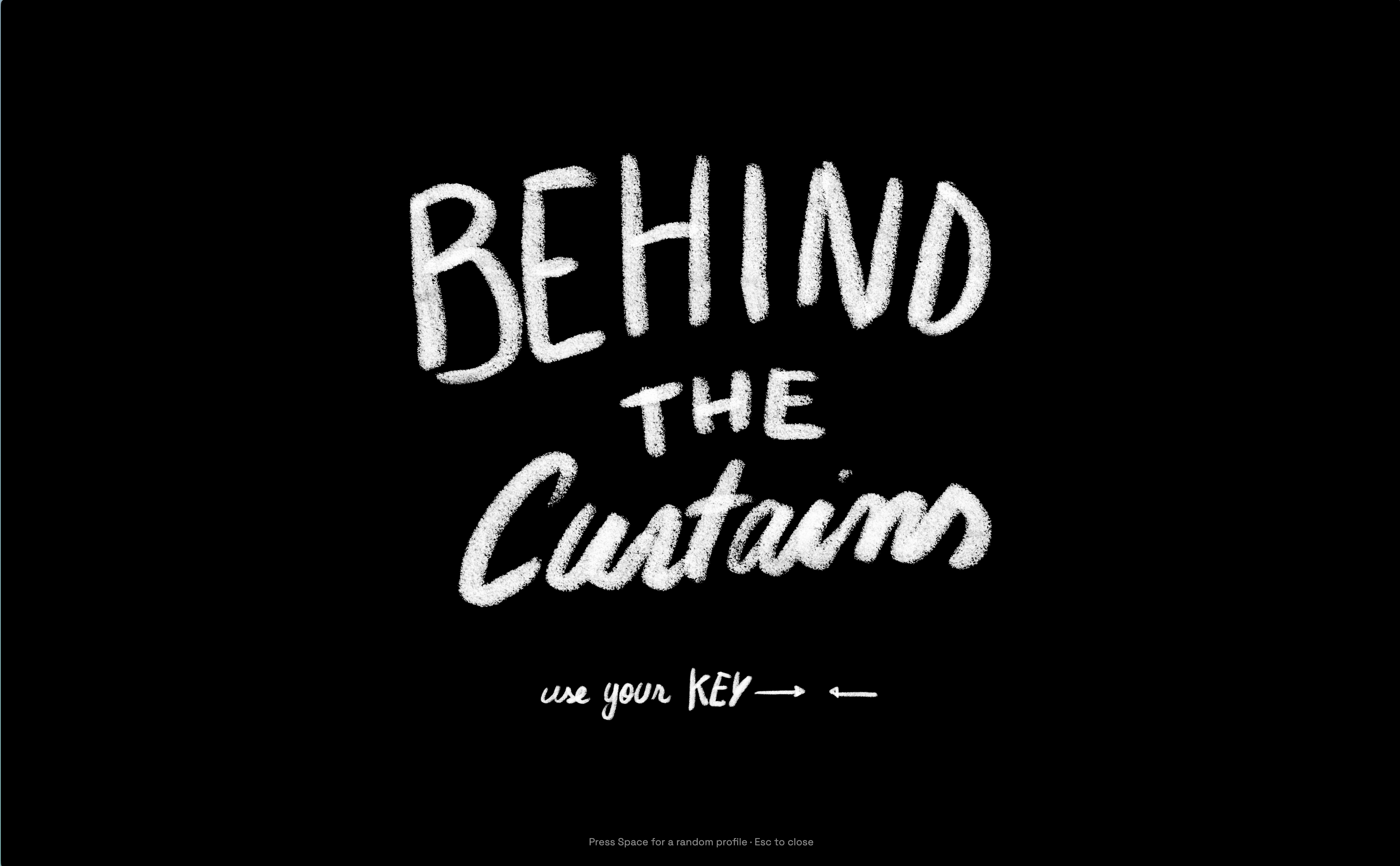 Behind The Curtains